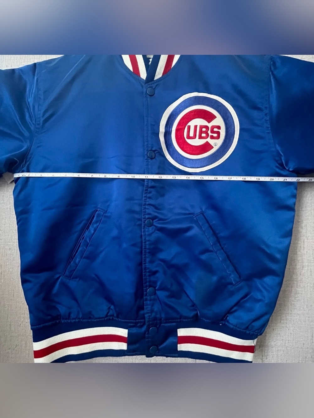 Vintage 80s Chicago Cubs Starter Brand Jacket - Adult Medium - Picture 3 of 12